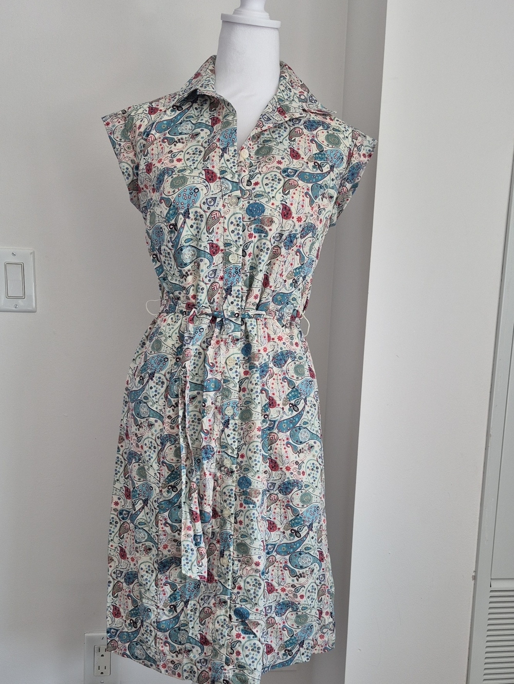 Liberty Of London Fabrics Shirt Dress In Liberty Tana Lawn * Mark C Size 4